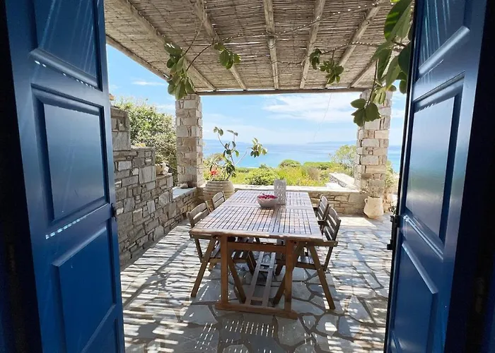 Sophia Paros - Beachfront At Lolantonis Вилла Дриос